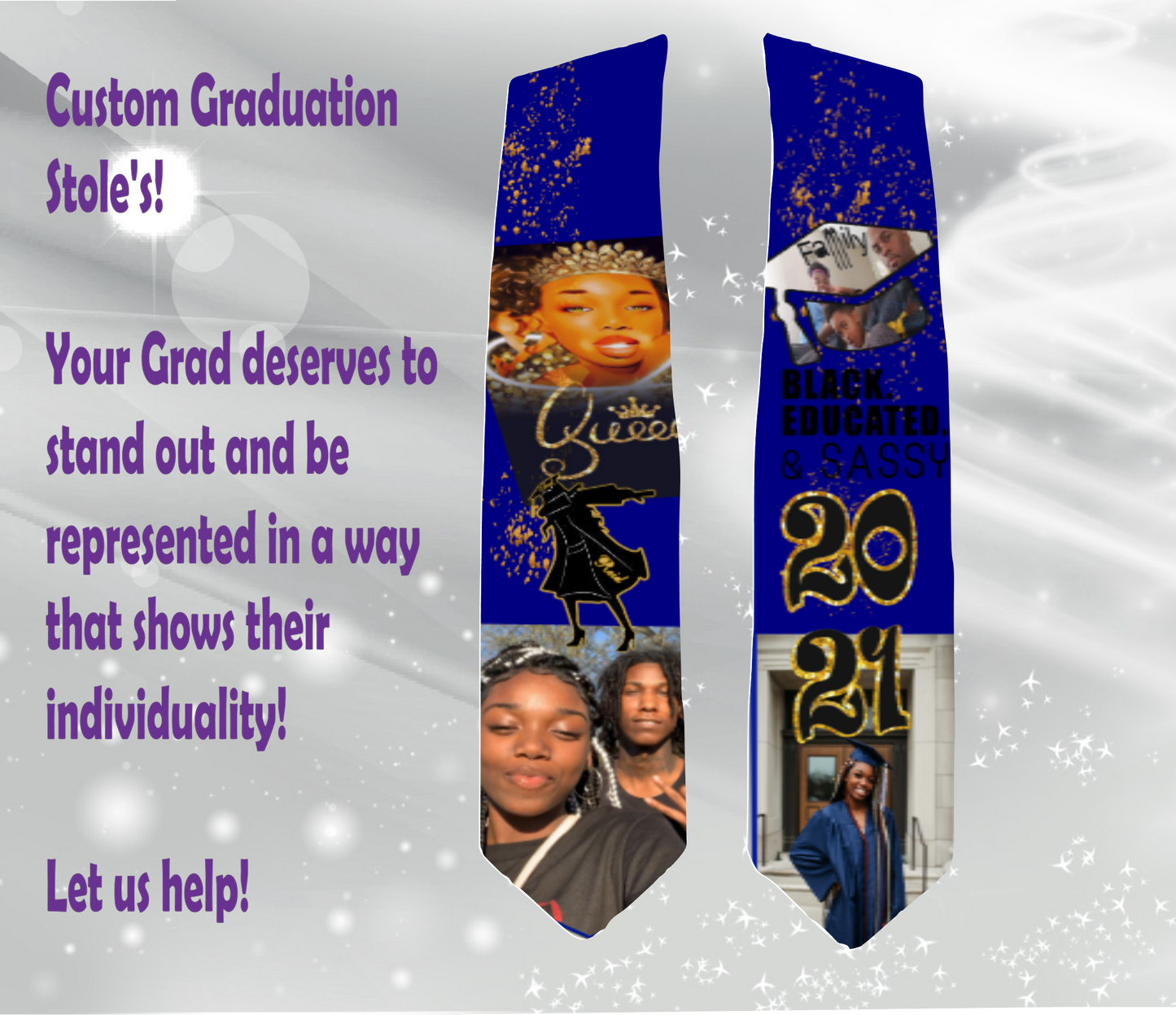 Customized Graduation Stohls