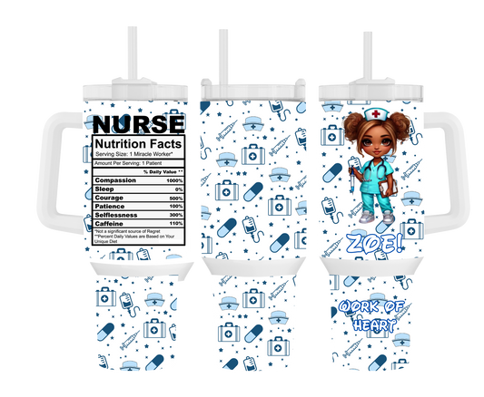 Nurse themed Personalized Tumblers