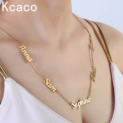 Custom Personalized Gold Name Necklace Gifts Made to Order