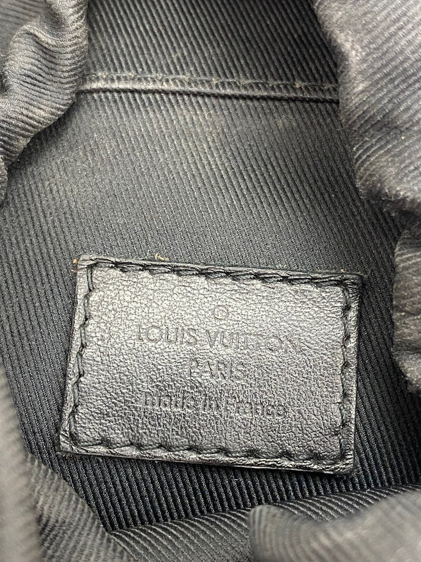 LOUIS VUITTON Monogram Men's Chalk Sling bag Nap Sac Shoulder Bag Backpack