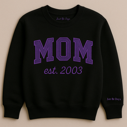 MOM established Embroidered Sweatshirt