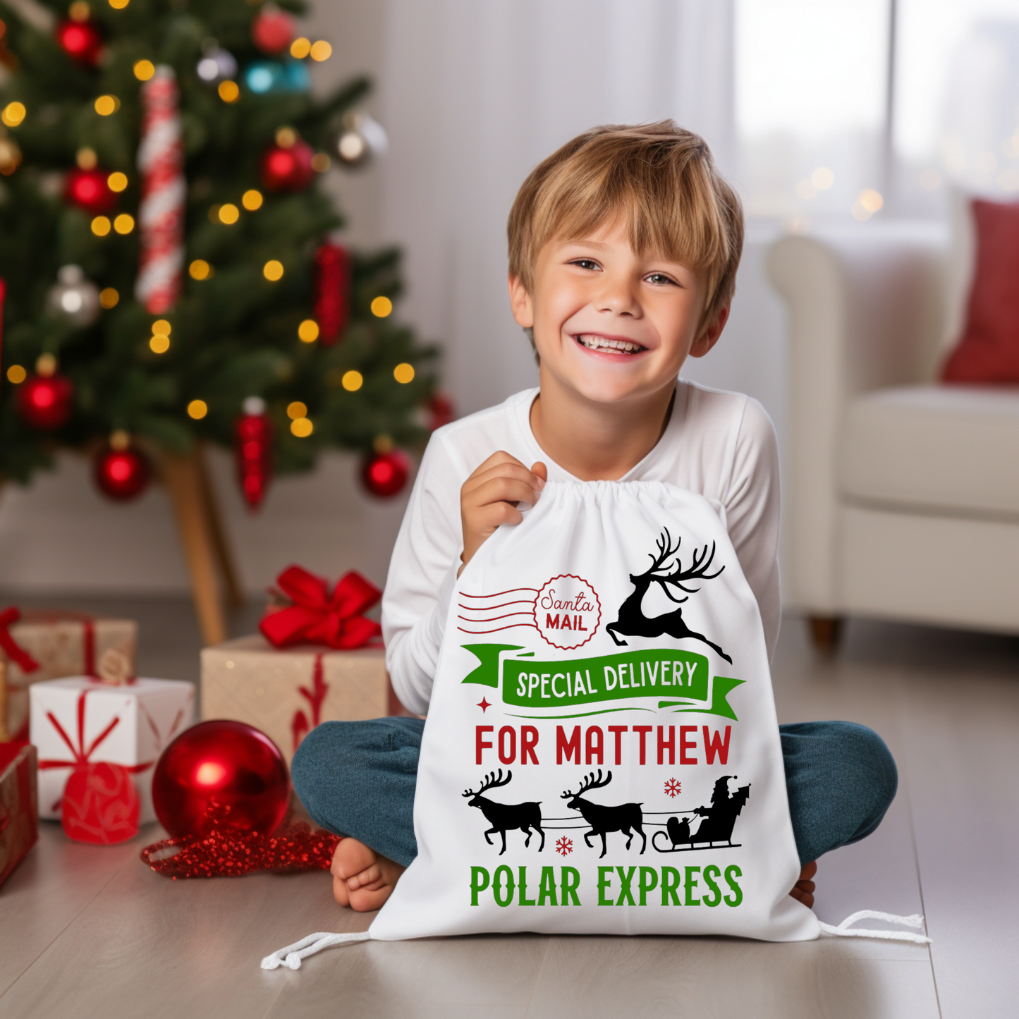 Personalized Santa Sacks