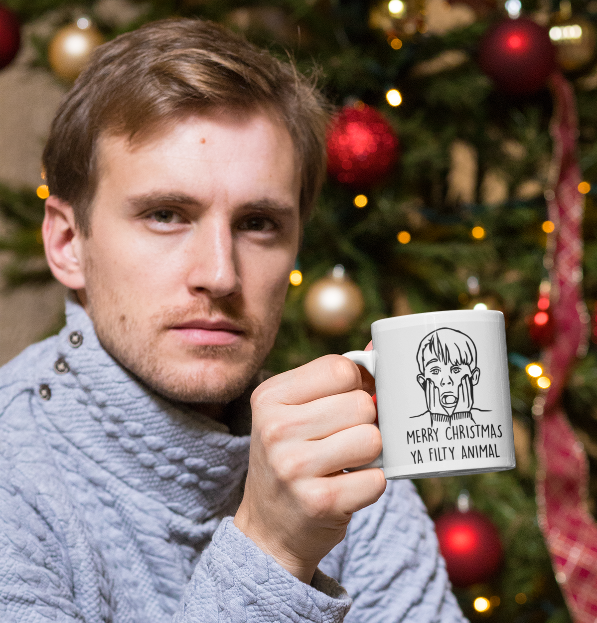 Home Alone inspired mug "Merry Christmas You Filthy Animal"