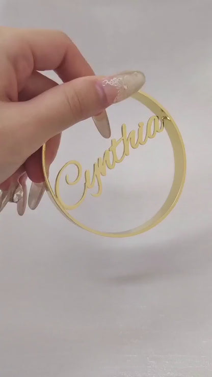 Personalized Name Metal Earrings Speciality Welding Variety