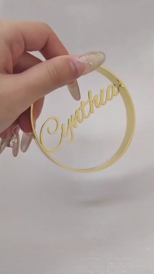 Personalized Name Metal Earrings Speciality Welding Variety