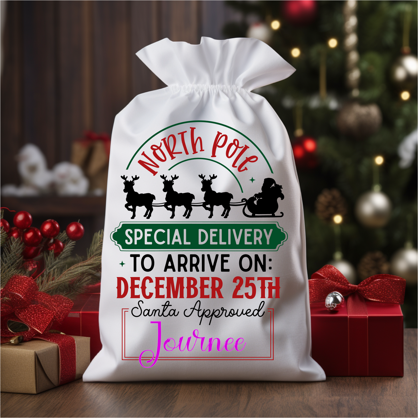 Personalized Santa Sacks