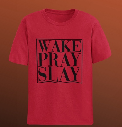 Wake Pray Slay Short Sleeve State Tee